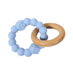 Anneau de dentition bleu soft