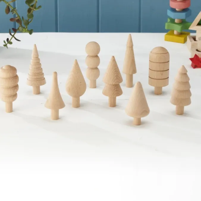Arbres forestiers en bois