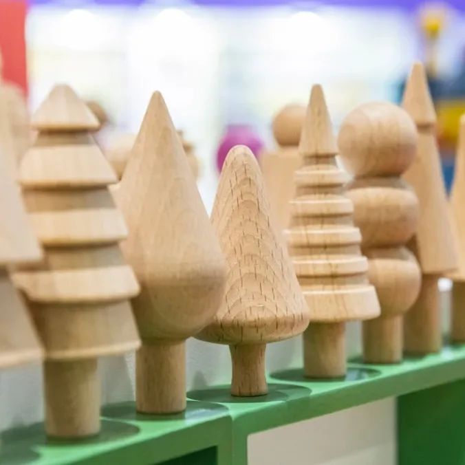 Arbres forestiers en bois