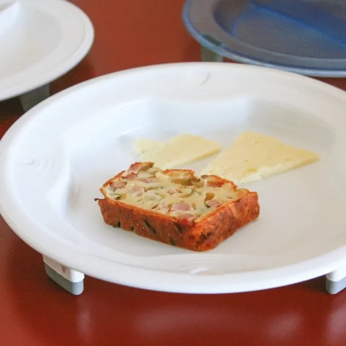 Assiette antidérapante