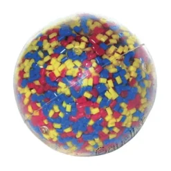 Balle à grains multicolores