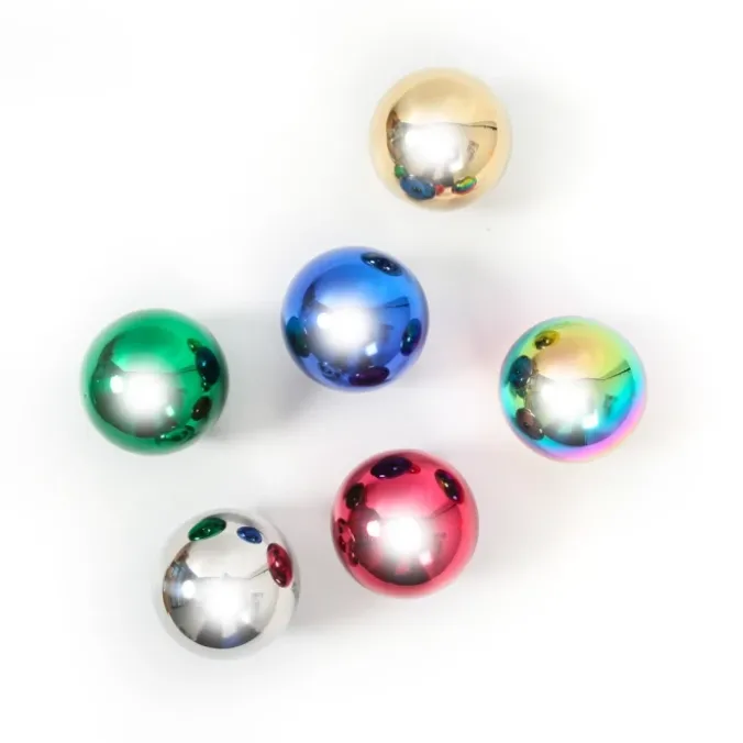 Balles reflet 6 couleurs