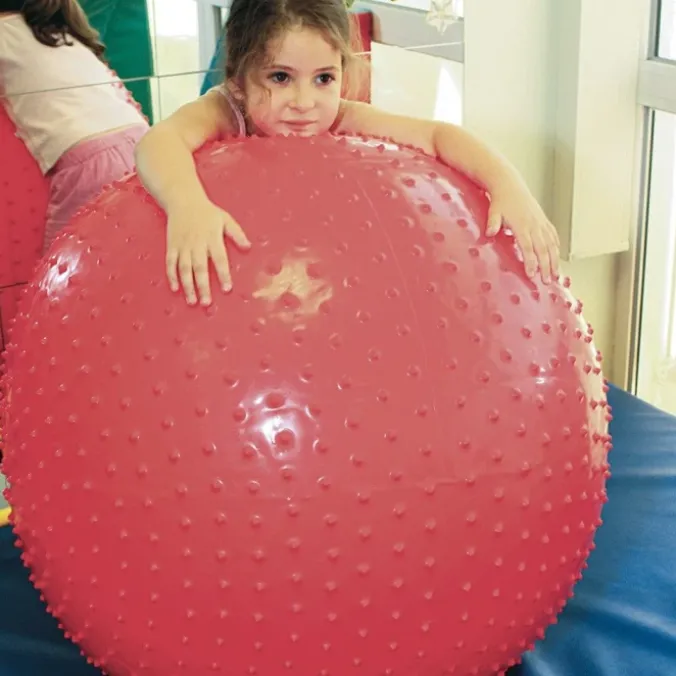 Ballon à picots 100 cm - rouge