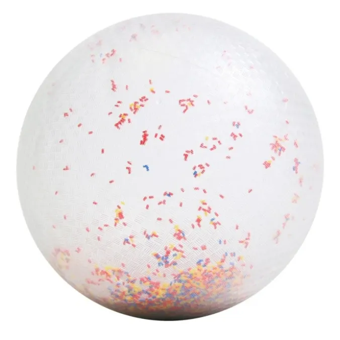 Ballon transparent confettis