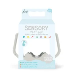 Bocal de jeu sensoriel - blanc
