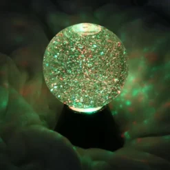 Boule lumineuse à paillettes