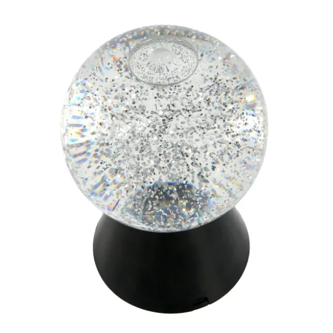 Boule lumineuse à paillettes
