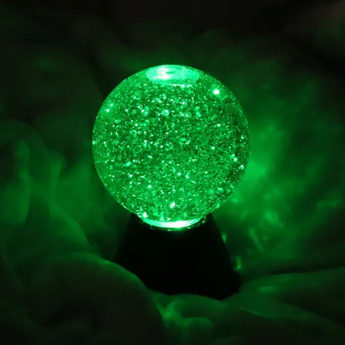 Boule lumineuse à paillettes