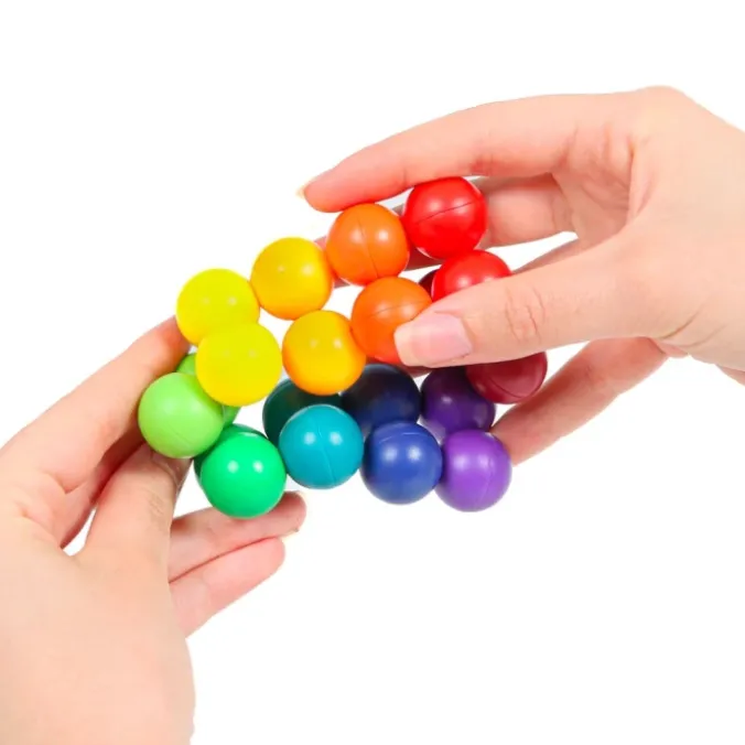 Boules jumbly arc-en-ciel
