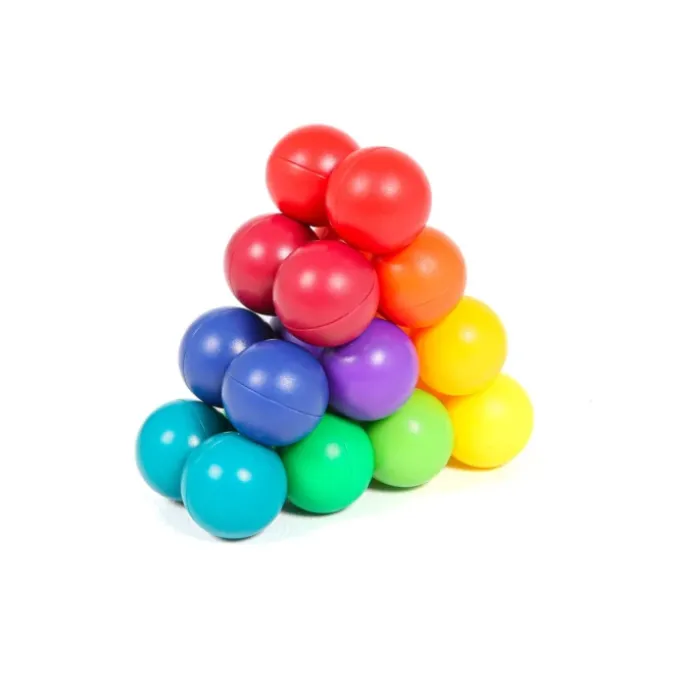 Boules jumbly arc-en-ciel