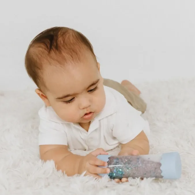Bouteille apaisante pour bébé - bleue
