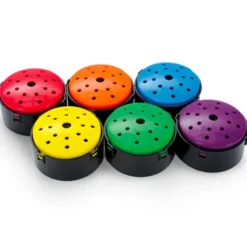 Bouton enregistreur 10 s - Par 6, multicolore