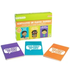 Cartes de gentillesse en classe jumbo