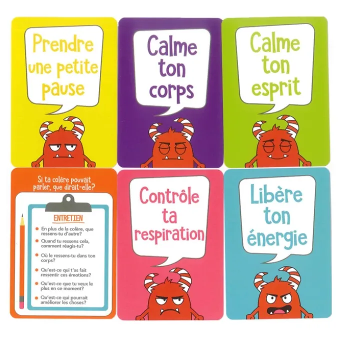 Cartes de gestion de la colère
