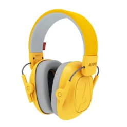 Casque antibruit enfant - Jaune moutarde.