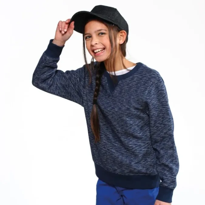 Casquette denim lestee