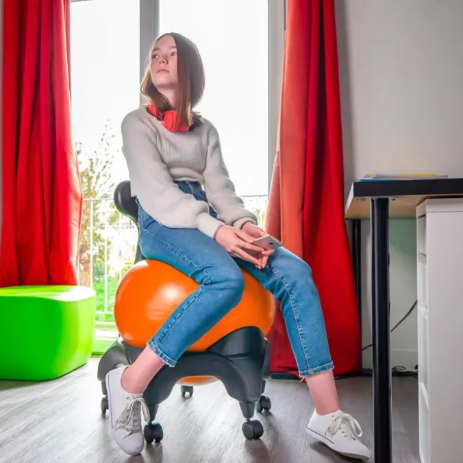 Chaise ergonomique ballon