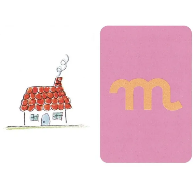 Coffret Montessori lettres rugueuses
