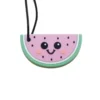 Collier pastèque - pastel