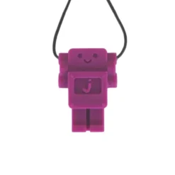 Collier robot raisin violet