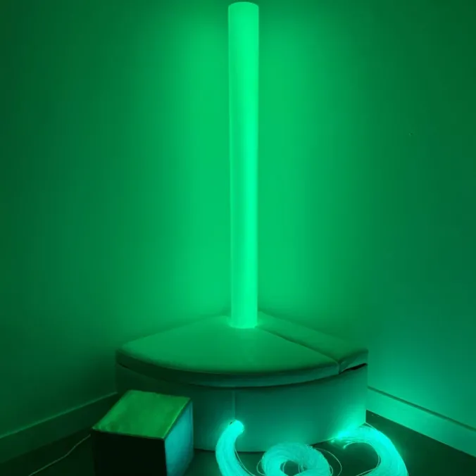 Colonne à bulles LED 180 cm - sans eau
