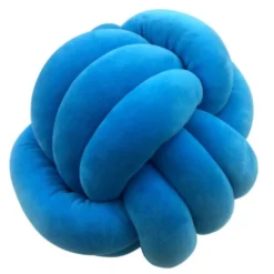 Coussin nœud - Bleu