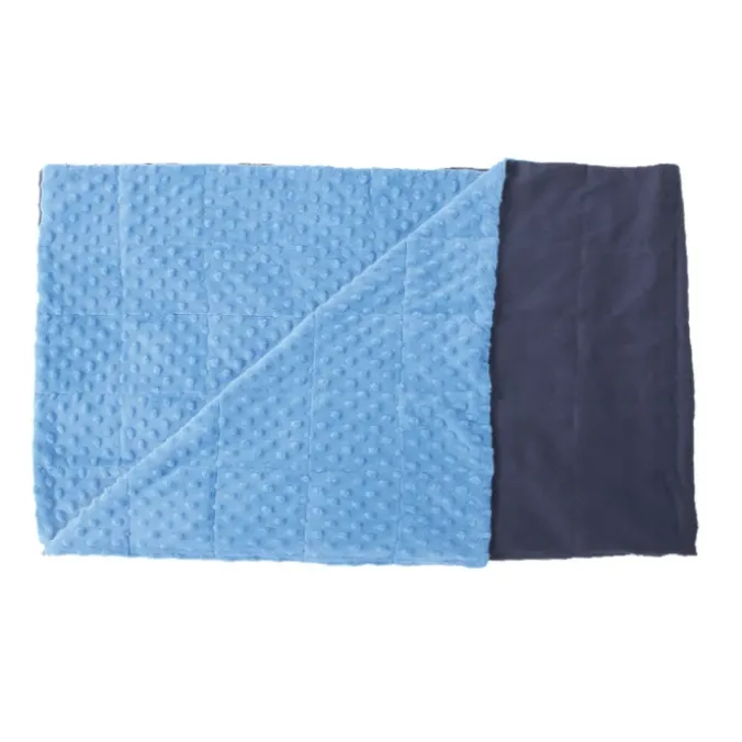 Couverture lestée - 90 x 120 cm - 1 kg - bleu