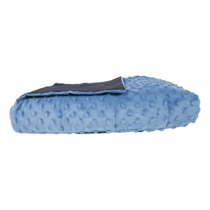 Couverture lestée - 90 x 120 cm - 1 kg - bleu