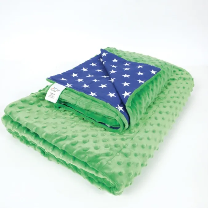 Couverture lestée - 90 x 120 cm - 3 kg - vert