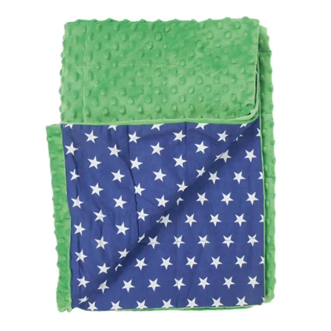 Couverture lestée - 90 x 120 cm - 2 kg - vert