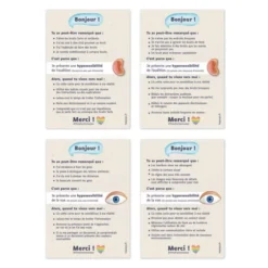 Des conseils pour s'écouter, fiches pour le profil sensoriel