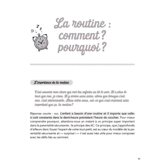 Etre un parent sécurisant - le sommeil du tout-petit