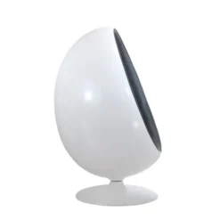 Fauteuil oeuf gris
