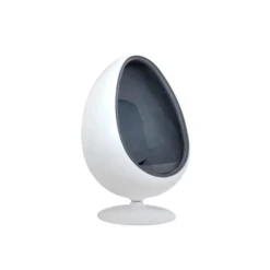 Fauteuil oeuf gris
