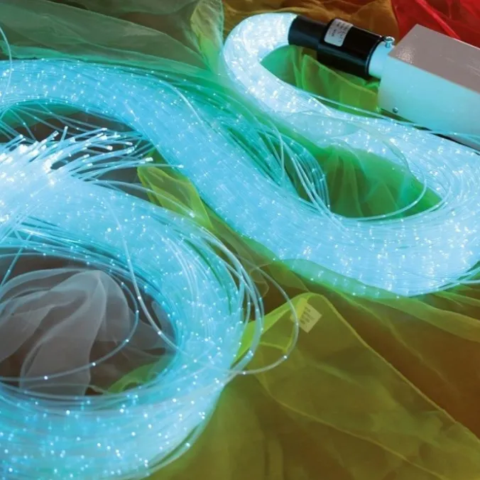 Fibres optiques 200 brins de 3 m + Source
