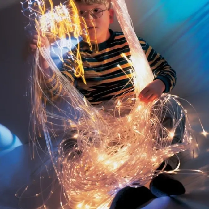 Fibres optiques 200 brins de 3 m + Source