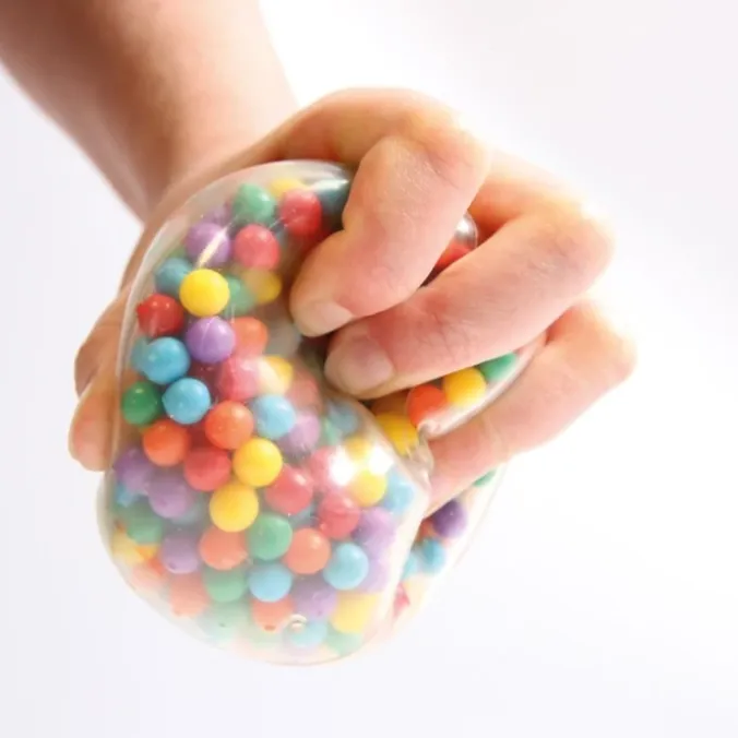Fidget balle billes multicolores