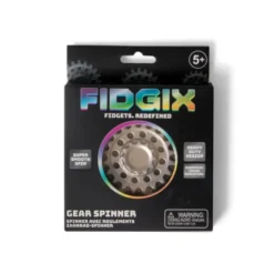 Fidget gear spinner métallique
