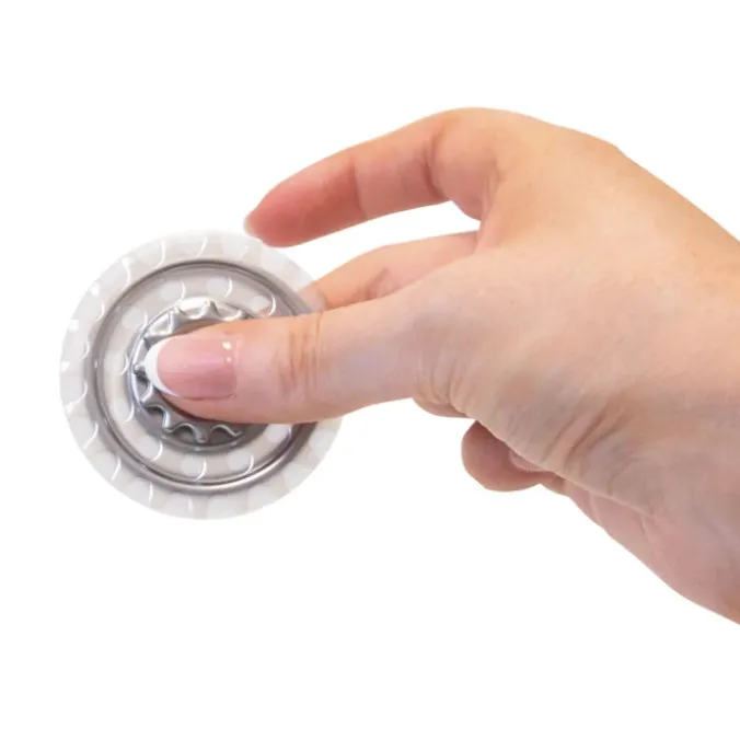 Fidget gear spinner métallique