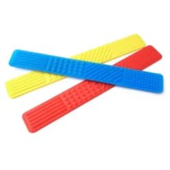 Fidget marque-pages tactiles - Rouge/Bleu/Jaune