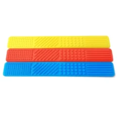 Fidget marque-pages tactiles - Rouge/Bleu/Jaune