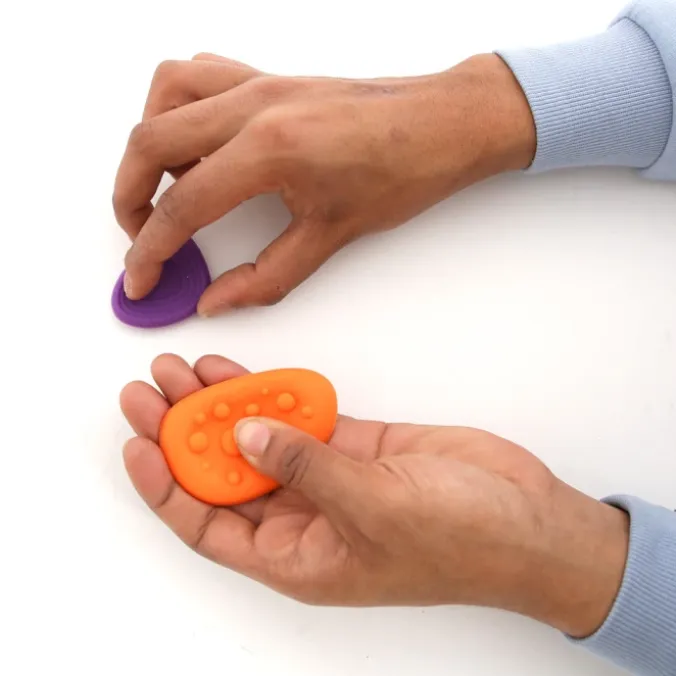 Fidget pierres sensorielles par 6