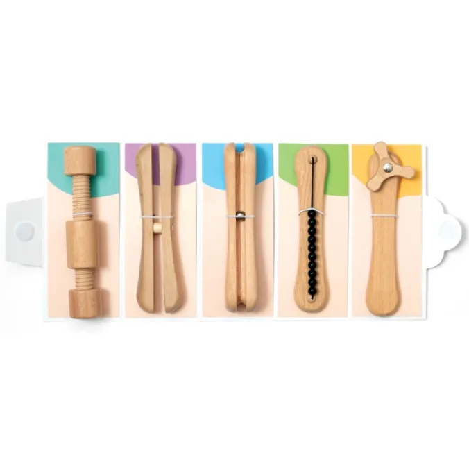 Fidgets adulte en bois par 5