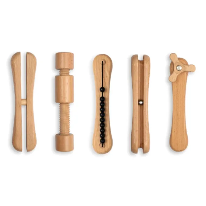 Fidgets adulte en bois par 5