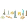 Figurines monuments autour du monde