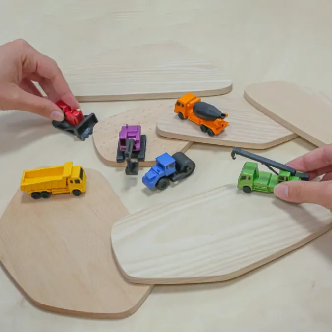 Figurines - thème véhicules de chantier