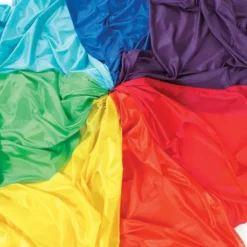 Foulards arc-en-ciel satin (par 7)