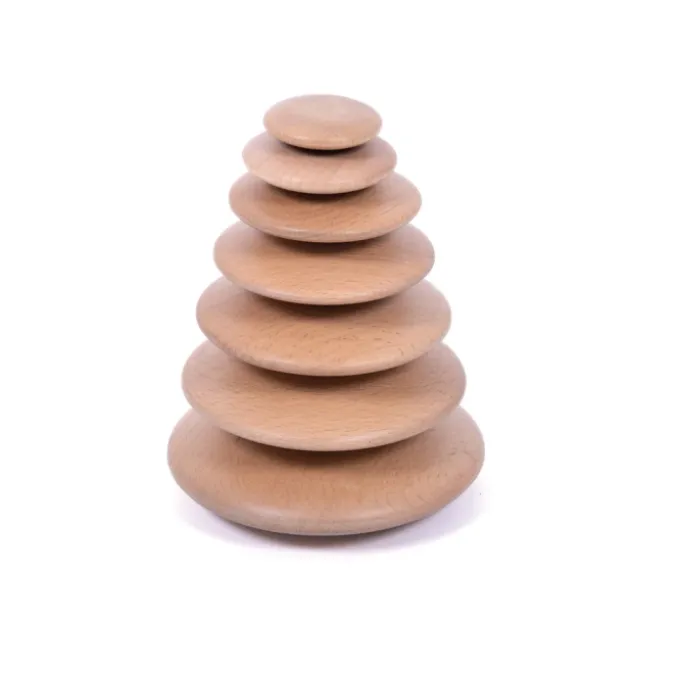 Galets en bois x 7