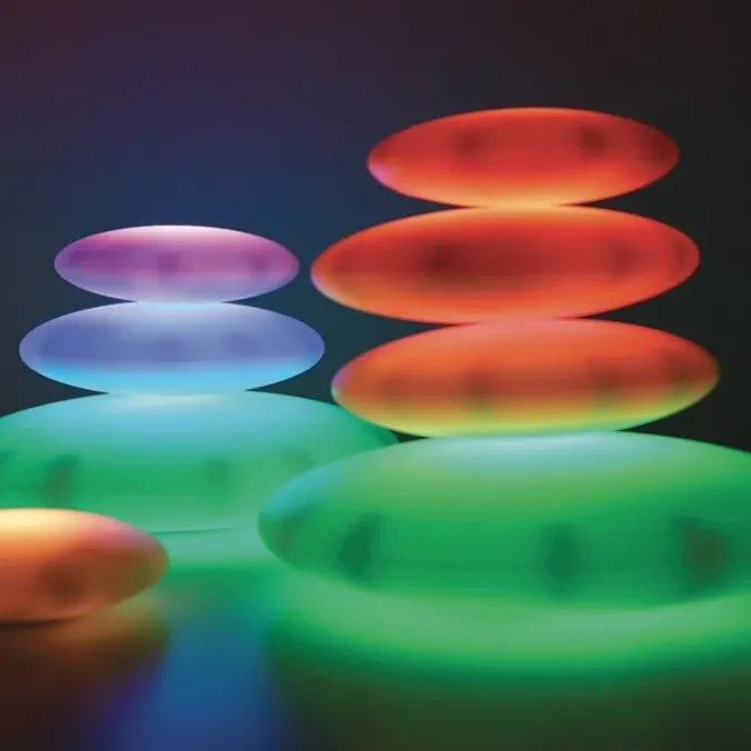 Galets lumineux rechargeables