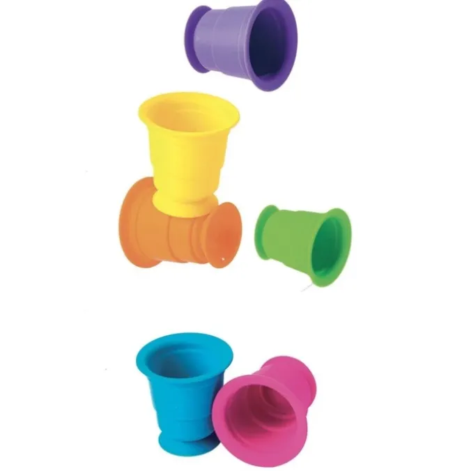 Gobelets d'empilage ventouse par 6